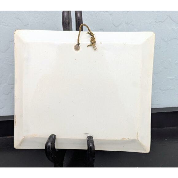 1840s Prepare To Meet Thy God Ganriel W/ Trumpet Pink Luster Sunderland Plaque - Picture 3 of 6